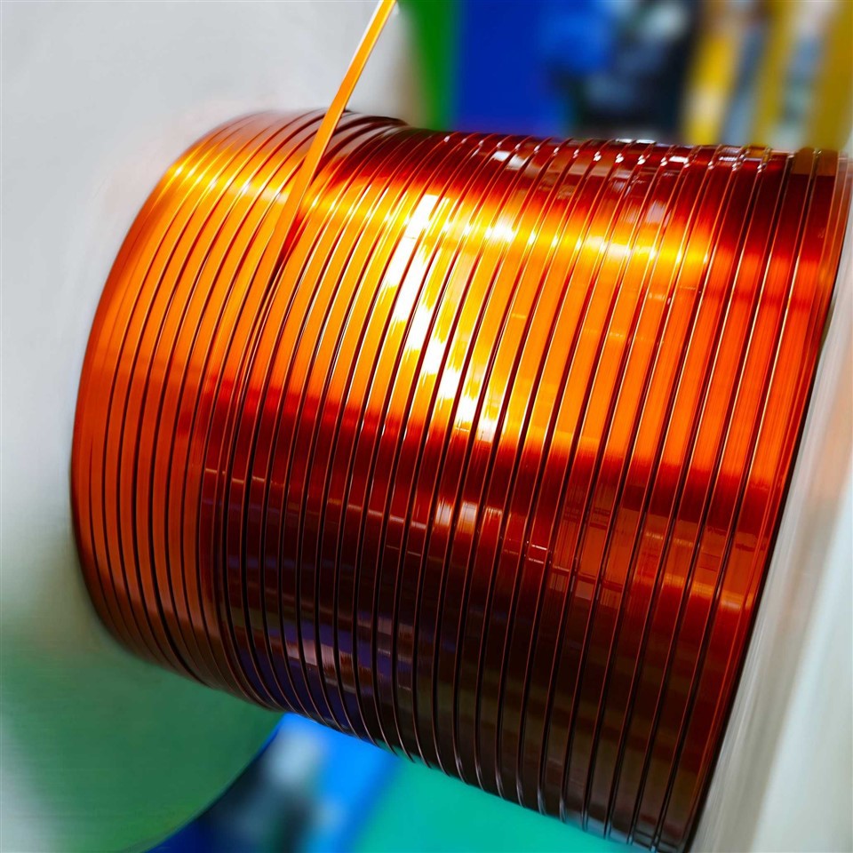 Enameled Flat Copper Wire