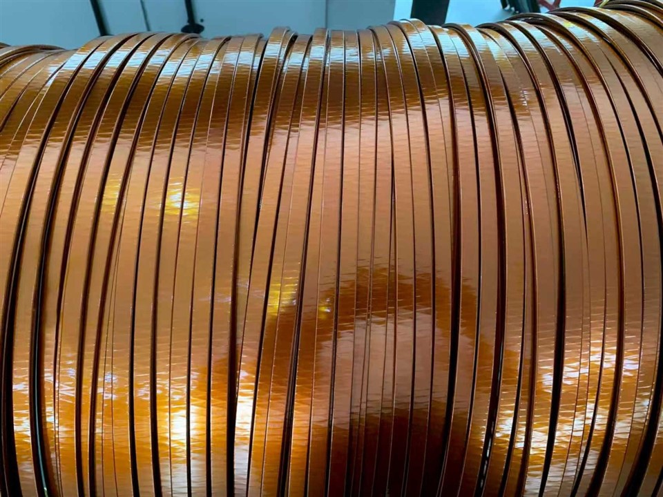Polyimide And F46 Film Wrapped Copper Wire factory